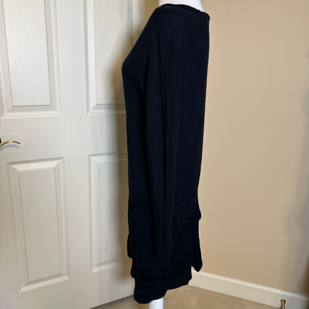 Vanessa Bruno 100% Wool Dress Black Long Sleeve VTG GUC Size Small / Size 1 - Picture 3 of 9